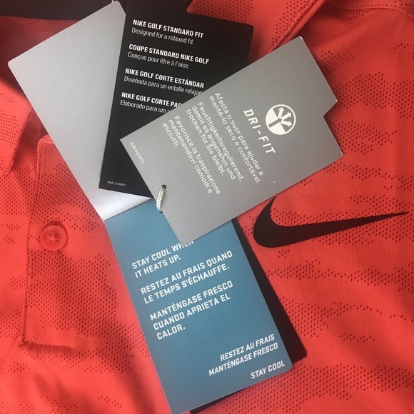 Nike Golf 2017 Icon Jacquard Mens Dri-Fit Polo - Picture 6 of 8